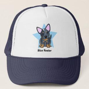 Casquette Bleu Heeler d'étoile de Kawaii
