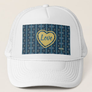 Casquette Bleu rayé par la poète Adiela Akoo