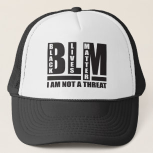 Casquette BLM Black Lives Matt Je ne suis pas une menace