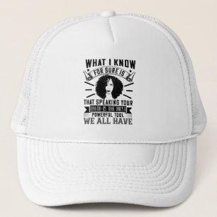 Casquette BLM - Parler de votre vérité est puissant