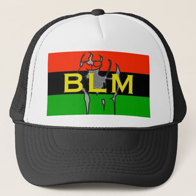 CASQUETTE BLM TRUCKER HAT (Devant)