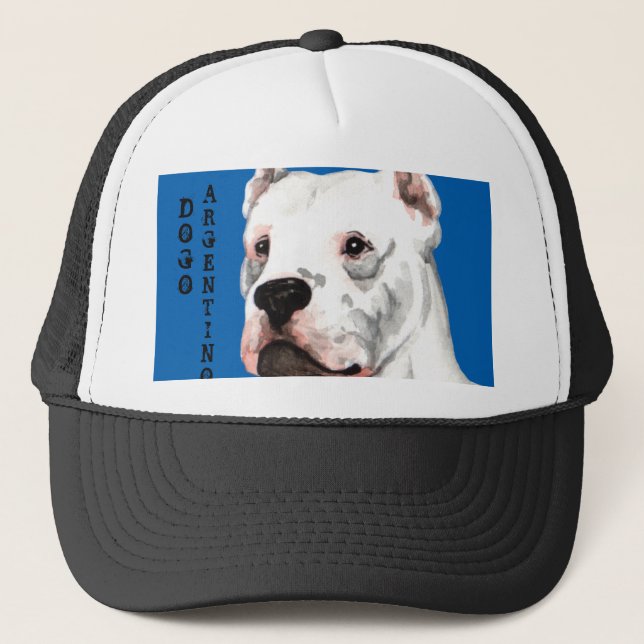 Casquette Bloc de couleur de Dogo Argentino (Devant)