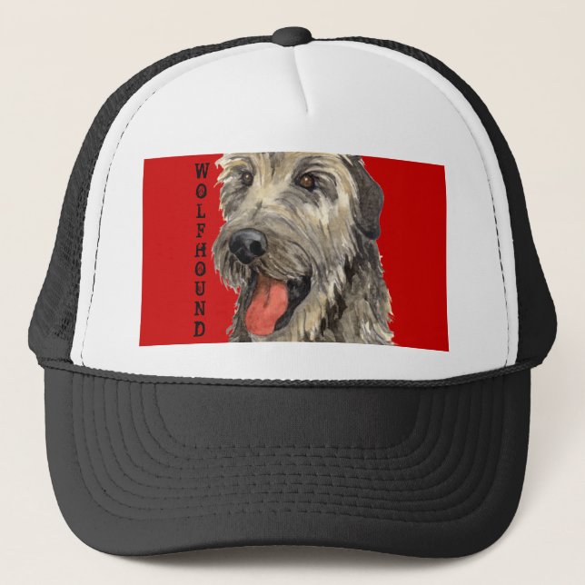 Casquette Bloc de couleur Wolfhound irlandais (Devant)