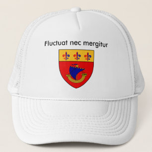 Casquette blouse nettoyée, Fluctuat nec mergitur