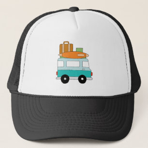Casquette Blue Cartoon Van Best Family Aventure Vacances