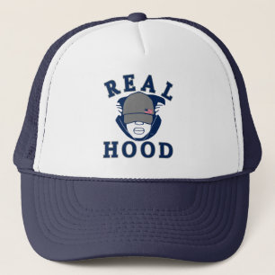 Casquette Blue GRAY REAL HOOD mec en sweat - shirt à capuche