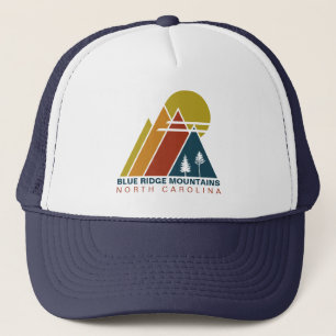 Casquette Blue Ridge Mountains Vintage Sunset Souvenir 60s