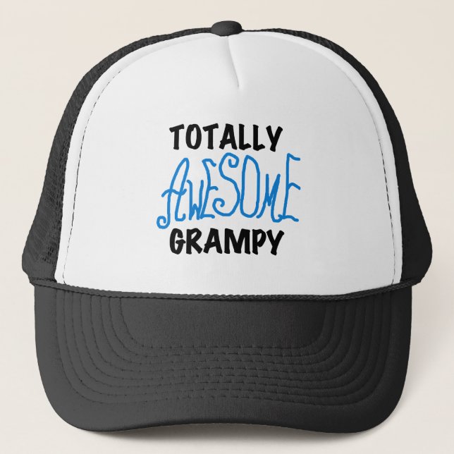 Casquette Blue Totalement génial Tshirts et cadeaux Grampy (Devant)