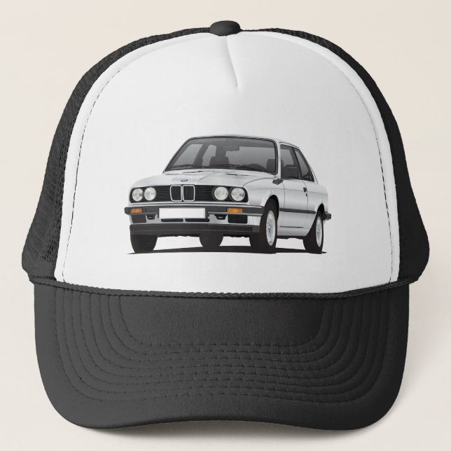 Casquette BMW argenté 3 séries (E30) (Devant)