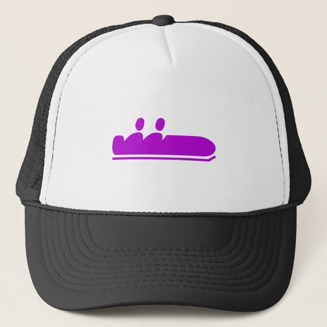 Casquette Bobsédé - Violet (Devant)