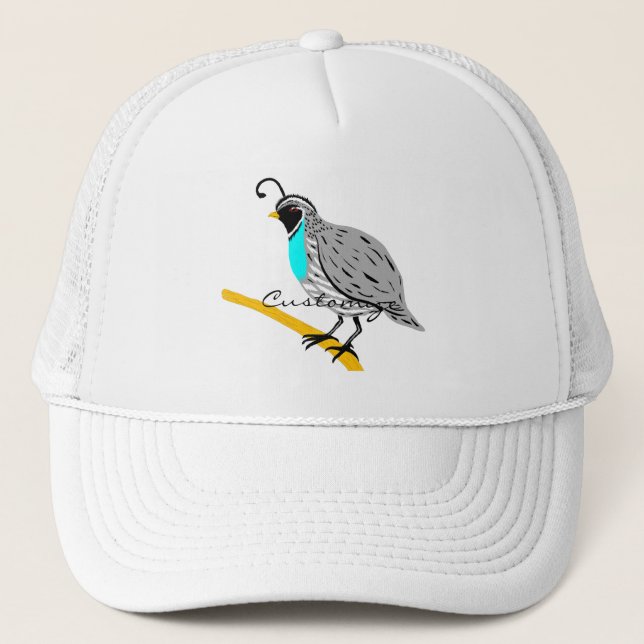 Casquette Bobwhite Quail à gorge bleue Thunder_Cove (Devant)