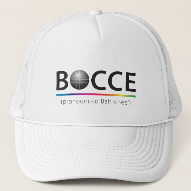 Casquette BOCCE (chapeau prononcé de Bah-chee') (Devant)