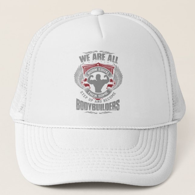 Casquette Bodybuilding - Step Up - entraînement Motivationne (Devant)