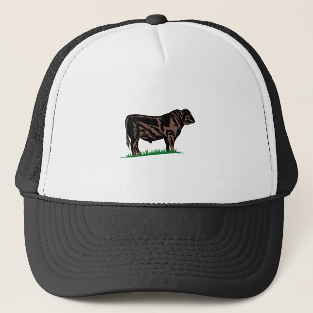 Casquette Boeuf noir d'Angus (Devant)
