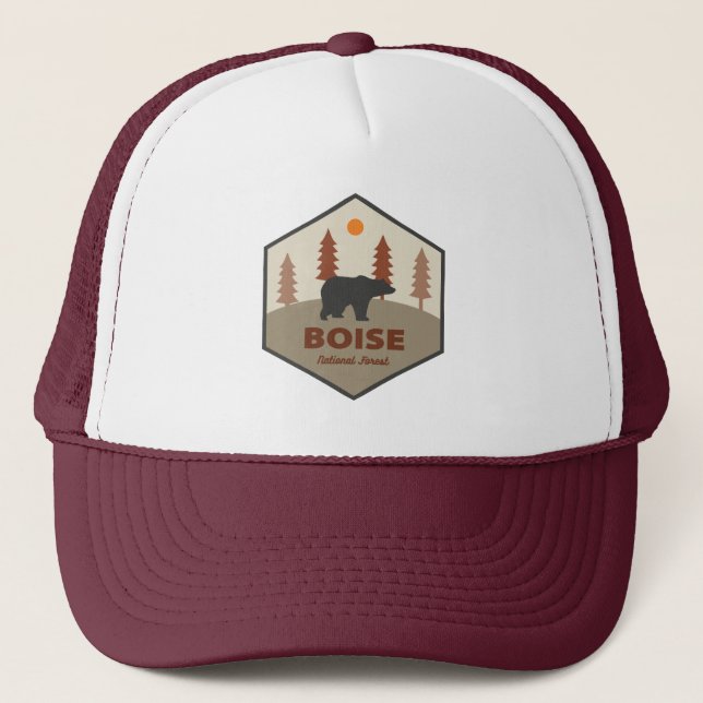 Casquette Boise Forêt Nationale Ours Idaho (Devant)