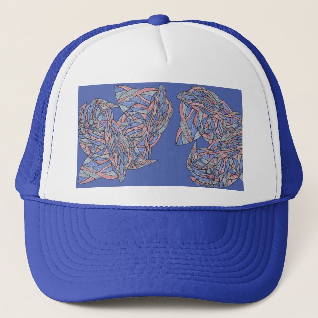 Casquette Bold Abstraction Foam Trucker Hat (Devant)
