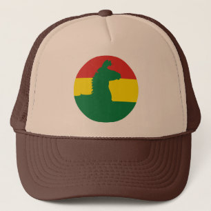 Casquette Bolivie Drapeau animal national Llama Alpaca Boliv