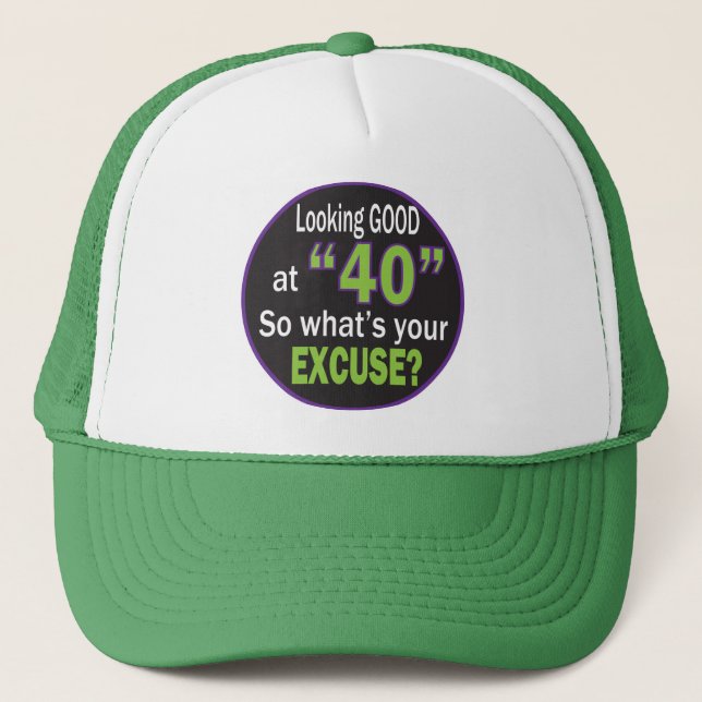 Casquette Bon à la quarantaine | 40e anniversaire (Devant)