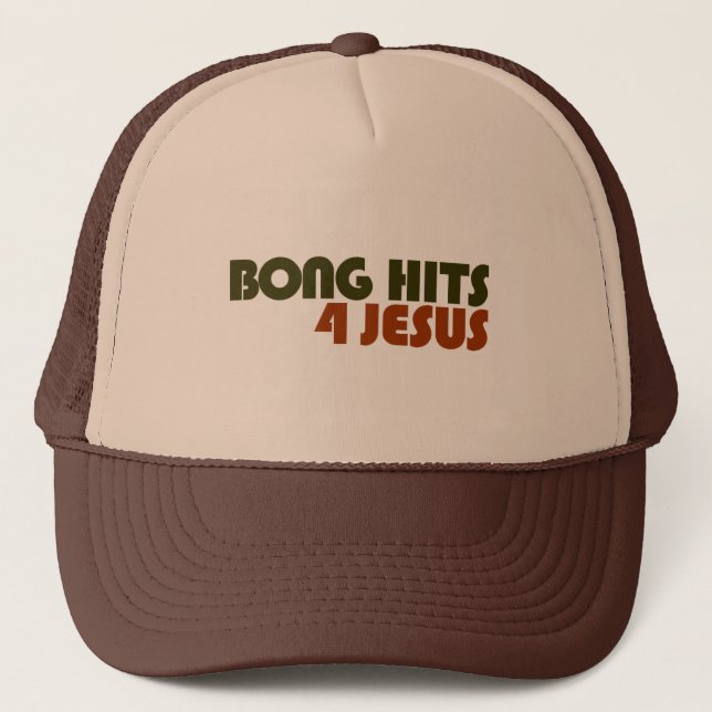 Casquette Bong les coups pour Jésus (Devant)