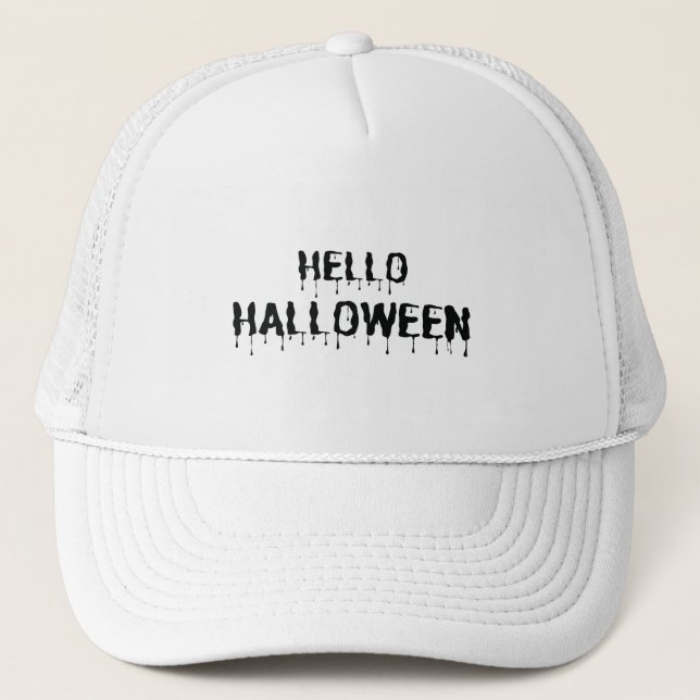 Casquette Bonjour Halloween (Devant)