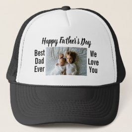 Casquette Bonne Fête des pères Meilleur père jamais Texte ph