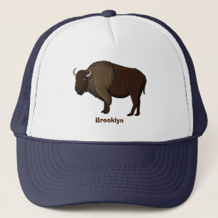 Casquette Bonne illustration de bison américain