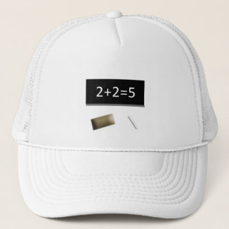 Casquette Bonnet blanc 2+2=5