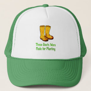 Casquette Bottes de jardinage amusantes faites pour la plant