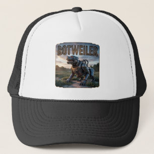 Casquette Botweiler Photographique – Rottweiler Robot Drôle