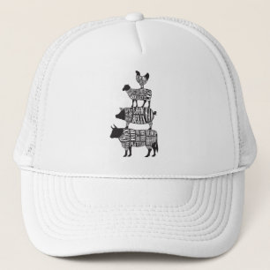 Casquette Boucher Boucher BBQ Funny