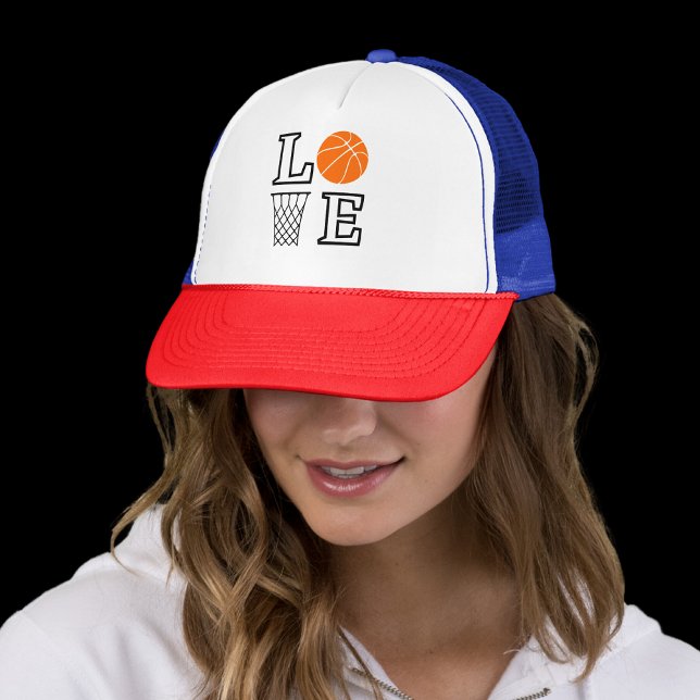 Casquette Boucles de basket-ball, Lecteur de basket-ball Cad (Créateur téléchargé)