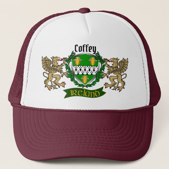 Casquette Bouclier irlandais Coffey/O'Coffey avec Griffins (Devant)