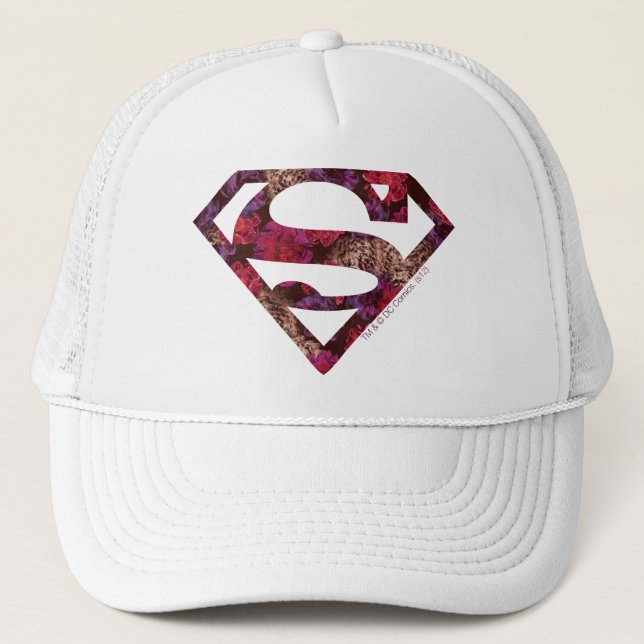 Casquette Bouclier S rose Floral (Devant)