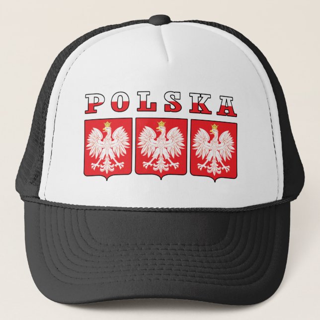 Casquette Boucliers de l'aigle Polska (Devant)
