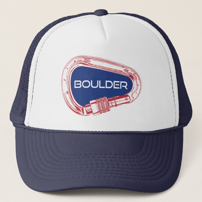 Casquette Boulder Colorado Escalade Carabiner (Devant)