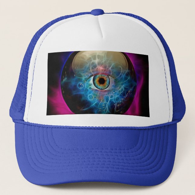 Casquette Boule de cristal avec oeil (Devant)