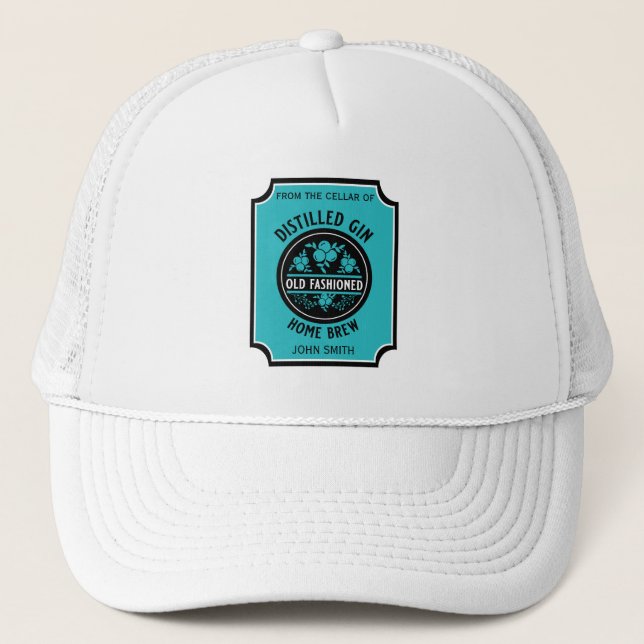 Casquette Bouteille Gin Personnalisée (Devant)