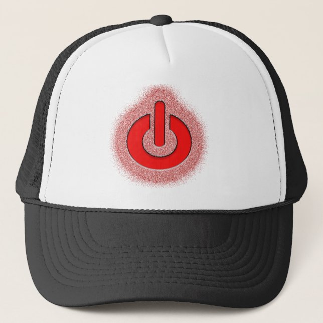 Casquette Bouton de puissance (Devant)
