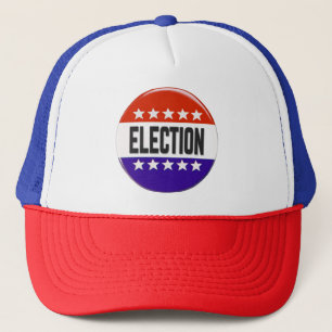 Casquette Bouton Élection