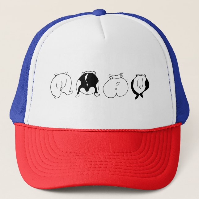 Casquette Boutons Hamster (Devant)