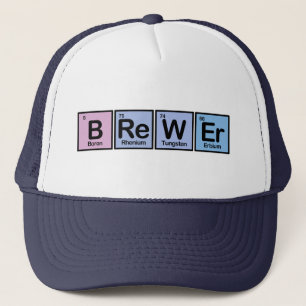 Casquette Brasseur fait d'éléments