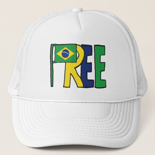 Casquette Brésil libre (Devant)