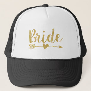 Casquette Bride Tribe de mariée Parties scintillant d'or