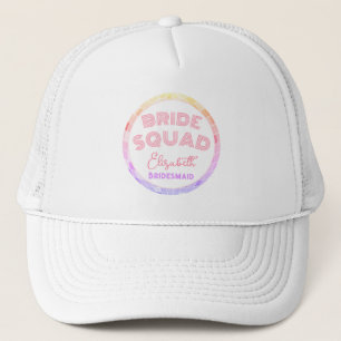 Casquette Bridesmaid de l'équipe de mariée de Disco Fever