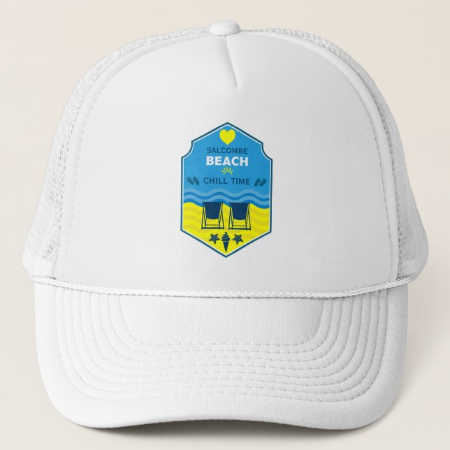 Casquette British Beach Theme Gift (Devant)