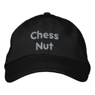 Casquette brodé à la noix d'échecs