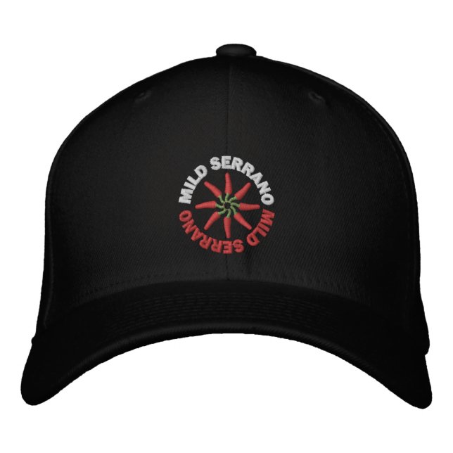 Casquette brodé à pois serrano doux (Devant)