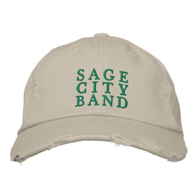 Casquette brodé avec Sage City Band (Devant)