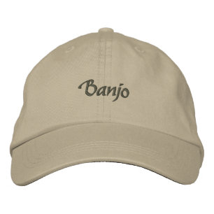Casquette brodé Banjo / Texte foncé