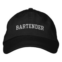 Casquette brodé Bartender - modifiable